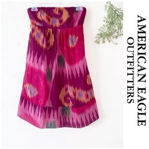 American Eagle Pink Tube Top Dress